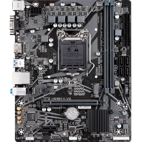 Gigabyte H510M H V2: Оперативная память 2xDDR4 3200 МГц, до 64 ГБ
