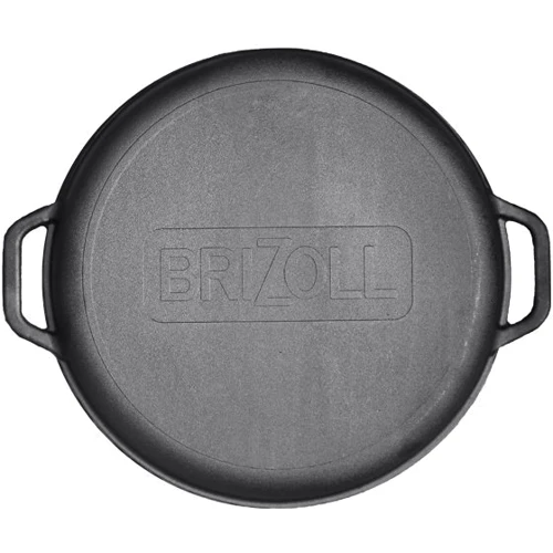 Казан азиатский чугунный Brizoll с крышкой-сковородой 12 л (559-968) фото 1