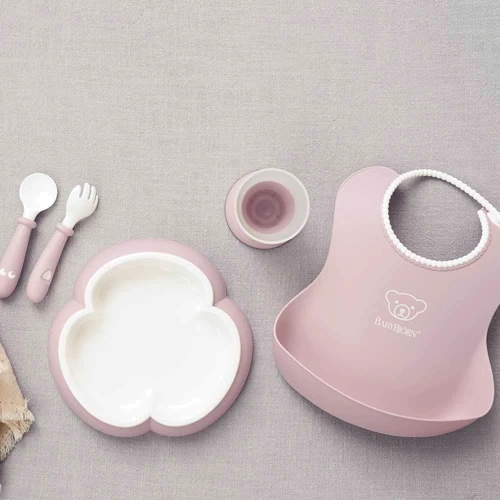 Набор посуды BabyBjorn Baby Dinner Set Powder Pink