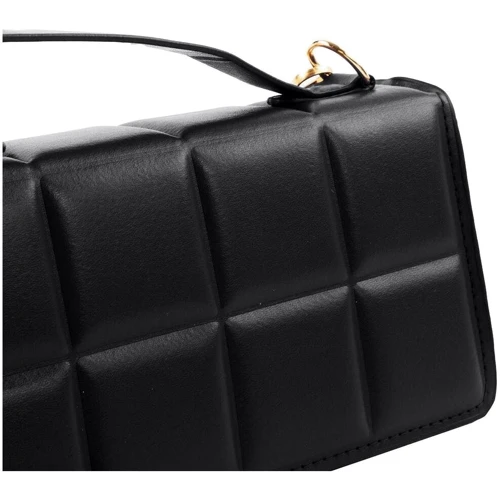 Жіноча сумка крос боді Valiria Fashion чорна (5DETAA308-black): Фактура Гладкая, Стеганая