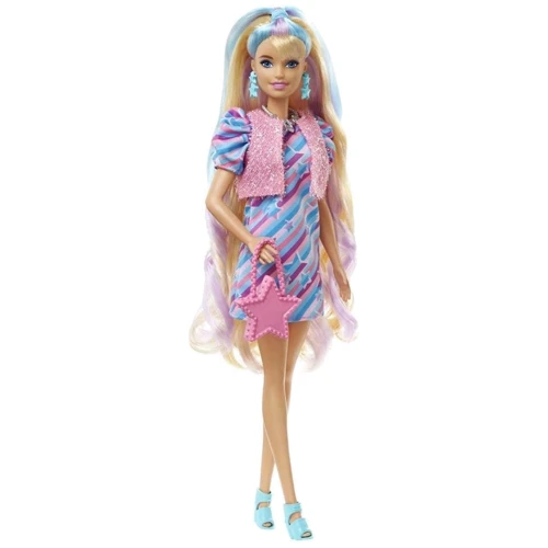 Кукла Mattel Barbie Totally Hair Звездная красавица