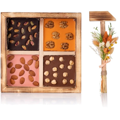 Шоколад органический Laviva Chocolate "Hammer mix" Organic Chocolate set 600 г (UA-0004)