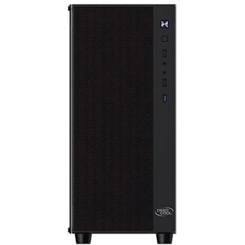 Корпус DeepCool Matrexx 55 Mesh ADD-RGB 4F Black: Матеріал передній панелі пластик, сталь
