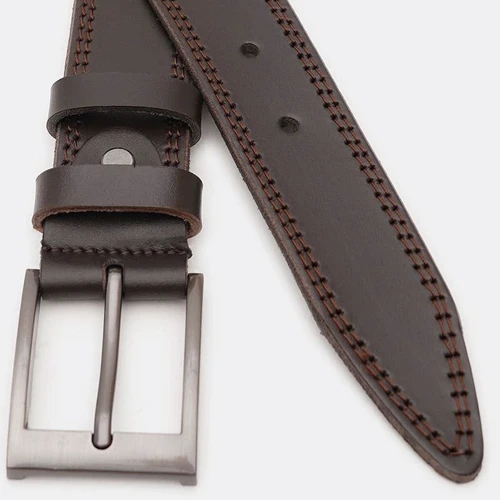 Мужской ремень Borsa Leather коричневый (V1125FX12-brown): Пол Мужской