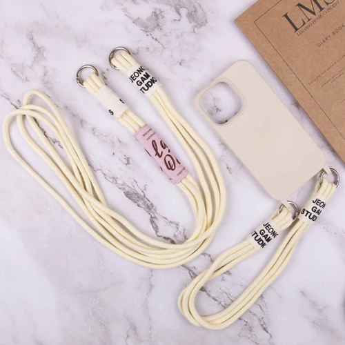 Чехол для iPhone TPU Case two straps California Antigue White for iPhone 13 Pro Max: Тип аксессуара чехол