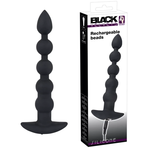 Анальний стимулятор Orion - Black Velvets Rechargeable Beads
