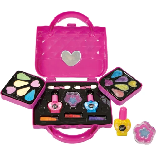

Набор детской косметики для макияжа Clementoni Lovely Make Up Fashion Bag серия Crazy Chic (18633) (8005125186334)
