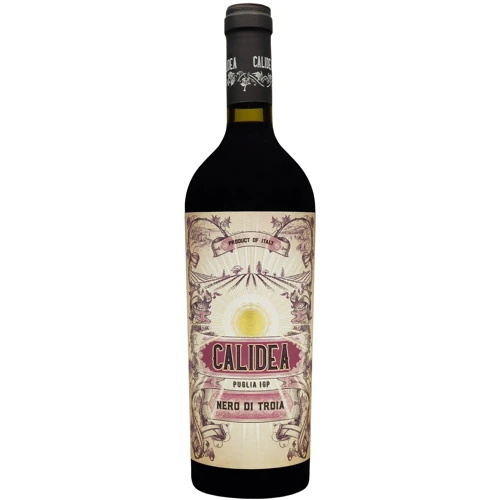 Вино Calidea Nero Di Troia Puglia IGP 2021 красное сухое 0.75 л (FSH_8019873147004)
