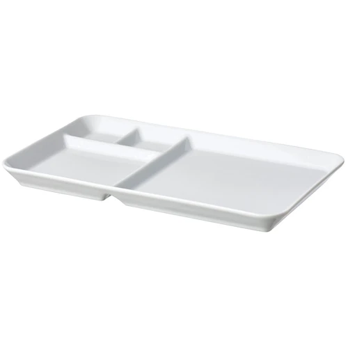 Тарелка с отделениями IKEA 365+ белый 31х19 см (804.299.03)