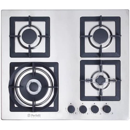Варильна поверхня газова Perfelli Design HGM 6440 INOX SLIM LINE