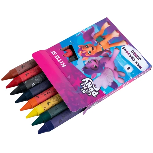 Крейда воскова Kite My Little Pony Jumbo 8 кольорів (LP24-076): Ліцензія My Little Pony