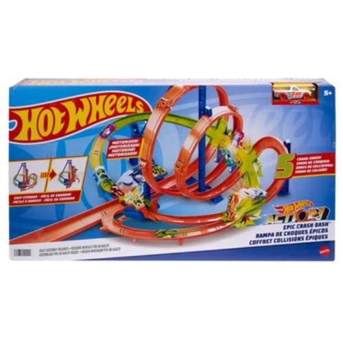 Трек Hot Wheels Гигантская петля Бешеные столкновения (HNL97)
