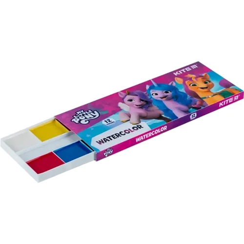 Акварель медовая Kite My Little Pony 12 цветов (LP23-041): Лицензия My Little Pony