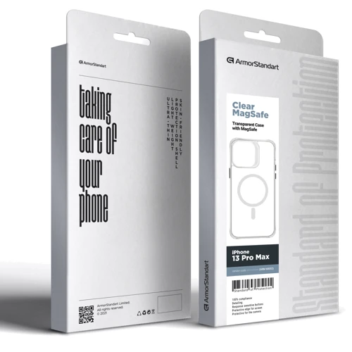 Чехол для iPhone ArmorStandart Clear Magsafe Transparent for iPhone 13 Pro Max (ARM68052) фото 5