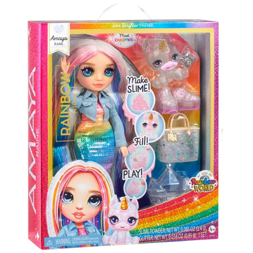 Игровой набор с куклой Rainbow High серии Classic Амая со слаймом (120230)