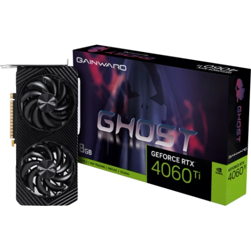 Видеокарта Gainward GeForce RTX 4060 Ti Ghost 8GB (NE6406T019P1-1060B/471056224-3949): Назначение Геймерские