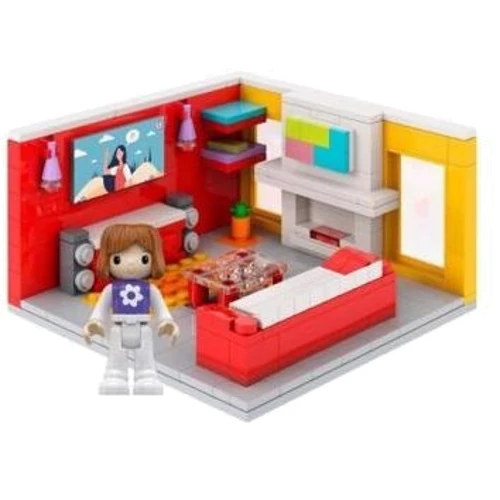 Конструктор IBLOCK Junior Kids hits Дівчатка Вітальня Кеті (KH08/001/2): Кількість деталей, шт. 228
