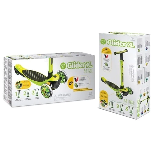 Самокат Neon Y-Volution YGlider XL Зеленый (N101132): Тип тормоза ручной