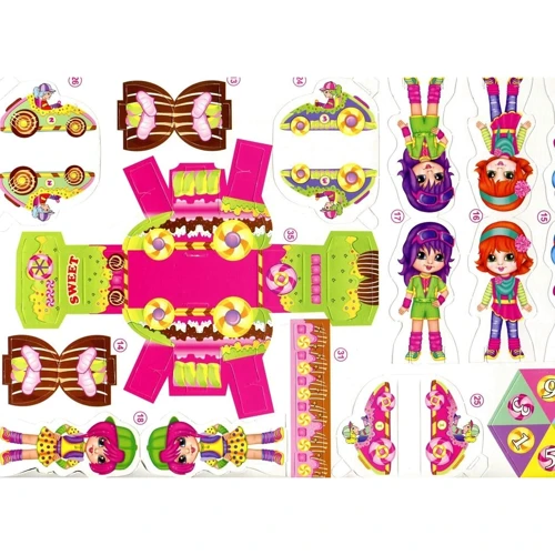 3D гра конструктор. Candy land: Обкладинка Мягкая