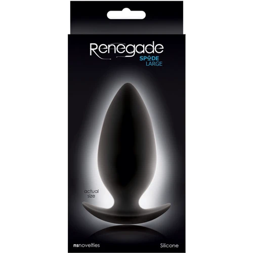 NS Novelties Renegade Spades - Large Пробка анальная 10x3.8 см