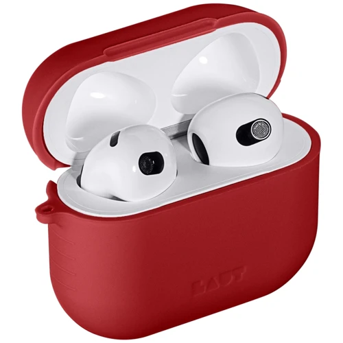 Чехол для наушников LAUT POD with Lava Red (L_AP4_POD_R) for Apple AirPods 3 фото 2