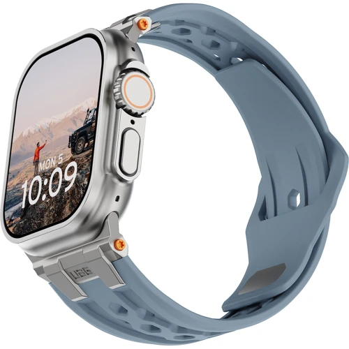 Urban Armor Gear UAG Monarch Cloud Blue/Titanium (194158114136) for Apple Watch 44/45/49mm