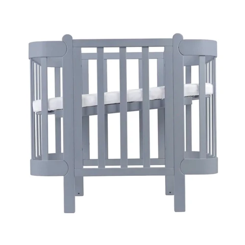 Кровать-люлька IngVart Nika 5 в 1 60 см серая (317040): Тип трансформер