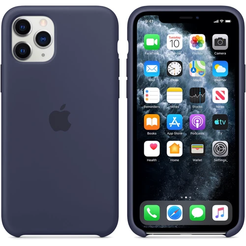 Чохол для iPhone Apple Silicone Case Black (MWYN2) for iPhone 11 Pro: Колір чорний