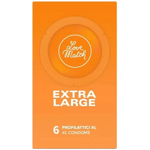 Презервативы размера XL Love Match Extra Large, 6 шт