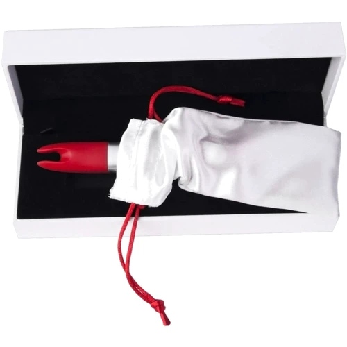 Миниатюрный вибратор флешка на 4 Гб Qvibry Mini Vibe Red, 12х1,5 см