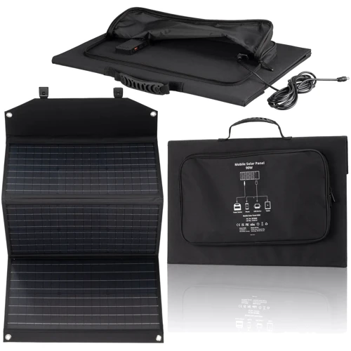 Портативное зарядное устройство для солнечной панели Bresser Mobile Solar Charger 90 Watt USB DC (3810060) (930151)