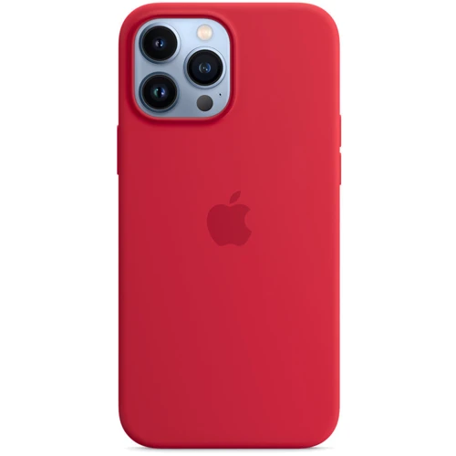 Чехол для iPhone Apple Silicone Case with MagSafe (PRODUCT) Red (MM2V3) for iPhone 13 Pro Max: Тип чехла накладка на заднюю часть