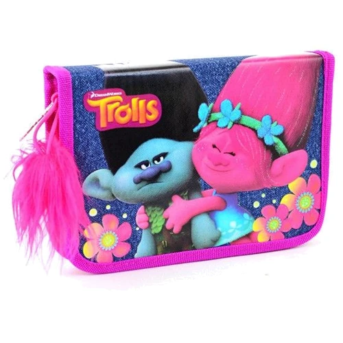 Пенал твердый одинарный с клапаном 1 Вересня Trolls (531513)