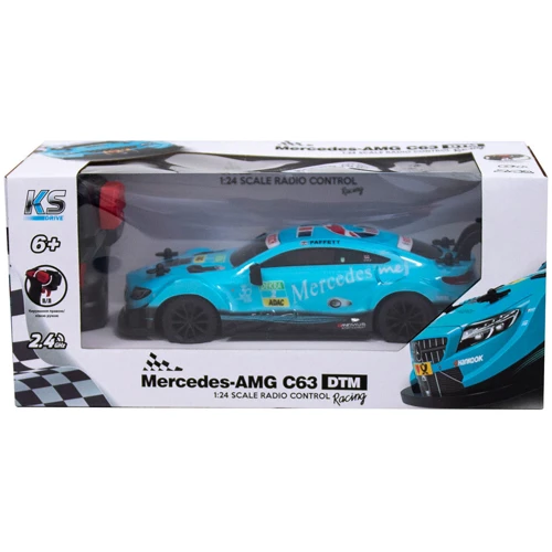 Автомобиль KS Drive на р/у Mercedes AMG C63 DTM (1:24, 2.4Ghz, голубой): Привод Задний