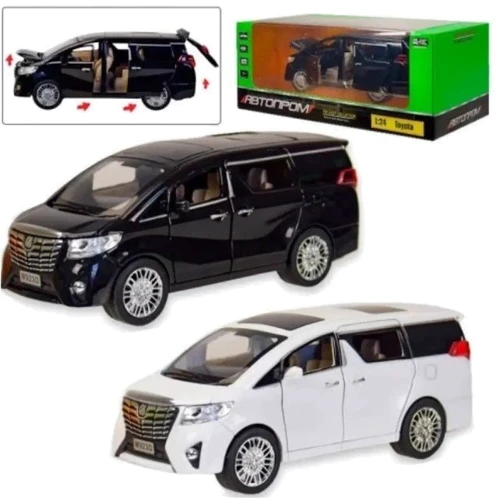 Машинка металлическая коллекционная Автопром Toyota Alphard 1:29 свет, звук (68481): Вид Автомобили