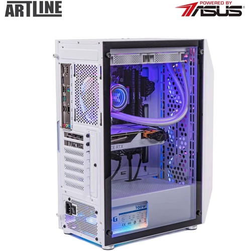 Персональный компьютер (ПК) ARTLINE Gaming X59WHITE Windows 11 Home (X59WHITEv44Win): Видеокартка GeForce RTX 4070 SUPER 12GB