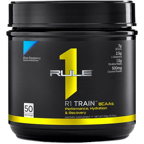 Амінокислота для спорту Rule One Proteins R1 Train BCAAs 755 g /50 servings/ Blue Raspberry