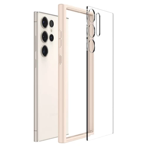 Аксессуар для смартфона Spigen Ultra Hybrid Sand Beige (ACS06078) for Samsung S918 Galaxy S23 Ultra: Цвет бежевый