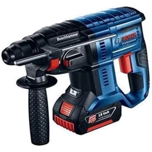 Перфоратор акумуляторний безщітковий Bosch GBH 180-LI + 2 акумулятори 4.0 A⋅год + набір свердел SDS-plus 11 шт (0615990M33): Тип кріплення бура SDS-Plus