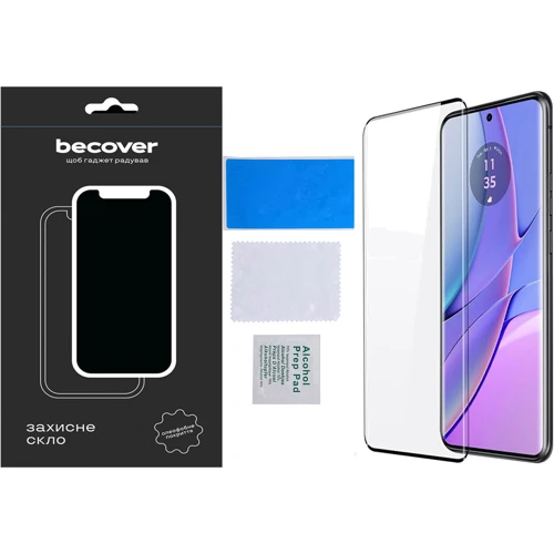 Аксесуар для смартфона BeCover Tempered Glass Black для Motorola Moto Edge 40 Neo (711164): Колір черный