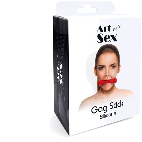 Кляп Art of Sex - Gag Stick Silicon, черный