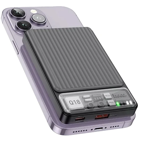 Зовнішній акумулятор Hoco Power Bank 10000mAh Q18 Tourer 22.5W Black