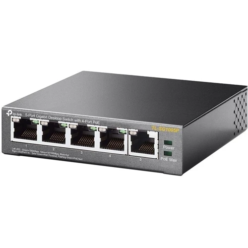 Мережевий комутатор TP-Link TL-SG1005P: Тип комутатор некерований