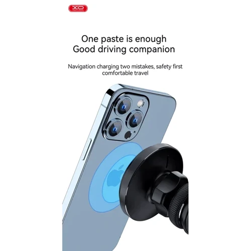 Держатель XO Car Holder Air Vent CX015 Wireless Charger 15W Black for iPhone 16 I 15 I 14 I 13 I 12 series фото 5