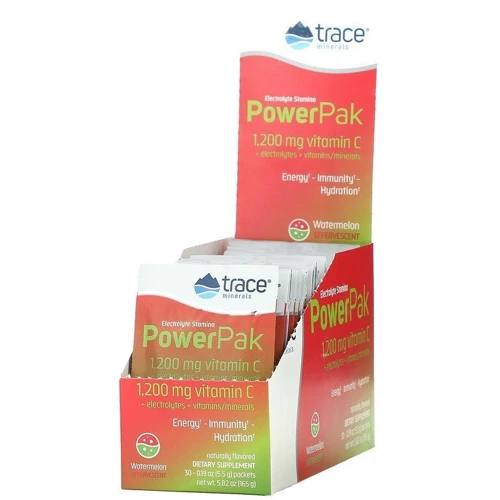 Trace Minerals Research Electrolyte Stamina Power Pak Электролиты со вкусом арбуза 30 пакетиков: Форма выпуска Порошок в cаше