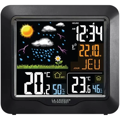 Метеостанция La Crosse WS6820 Black: Метео измерения Точка росы, Внутренняя температура, Внутренняя влажность, Внешняя температура, Внешняя влажность, Атмосферное давление