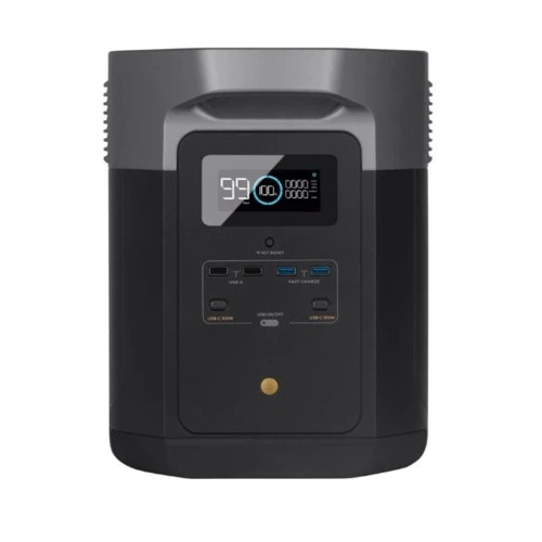 Комплект EcoFlow DELTA Max 1600 2000W + 2х220W Solar Panel (BundleDM1600+2SP220W): Выходы потребителей Автоприкуриватель, USB-C, USB-A, 220V