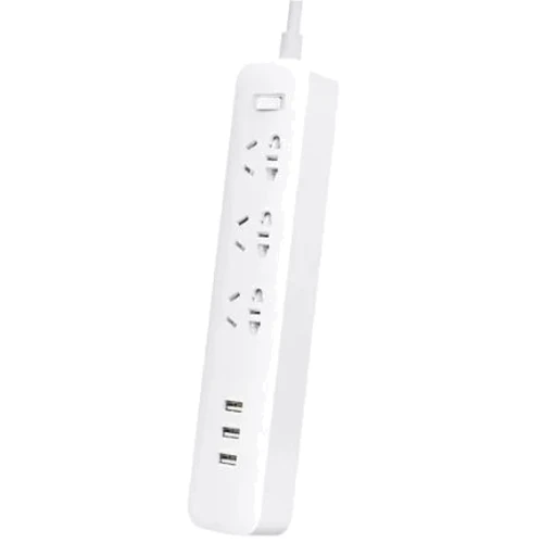 Удлинитель Xiaomi Mi Power Strip (3 розеток+3 USB-port) 27W Fast Charge (MJCXB02QM) (NRB4049CN)