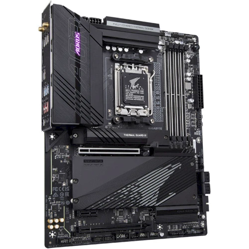 Gigabyte B650 Aorus Pro AX: Разъемы на задней панели USB 3.2 Gen 2, USB 3.2 Gen 1, USB Type-C, USB 2.0, Ethernet RJ-45, HDMI