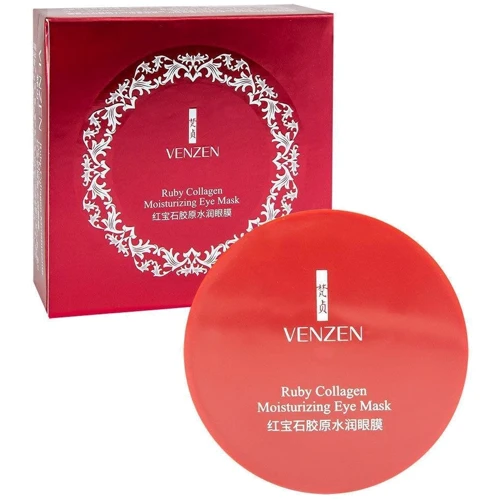 Venzen Ruby Collagen Moisturizing Eye Mask Гидрогелевые патчи под глаза с экстрактом бурых водорослей 60 шт.: Классификация Масс-маркет